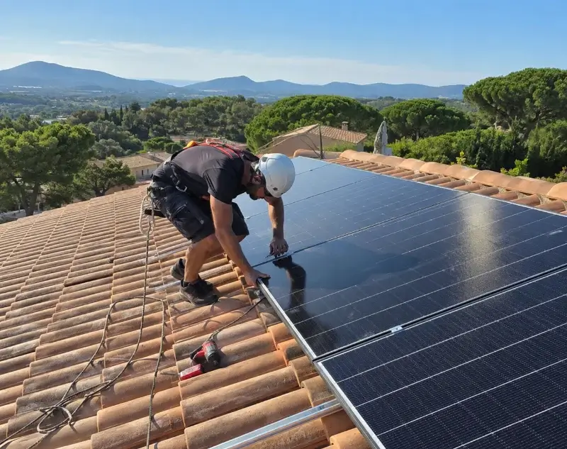 Installateur panneaux solaires Carbay — pose photovoltaïque sur toiture
