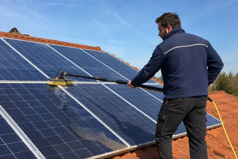 Nettoyage et entretien de panneaux solaires à Carbay